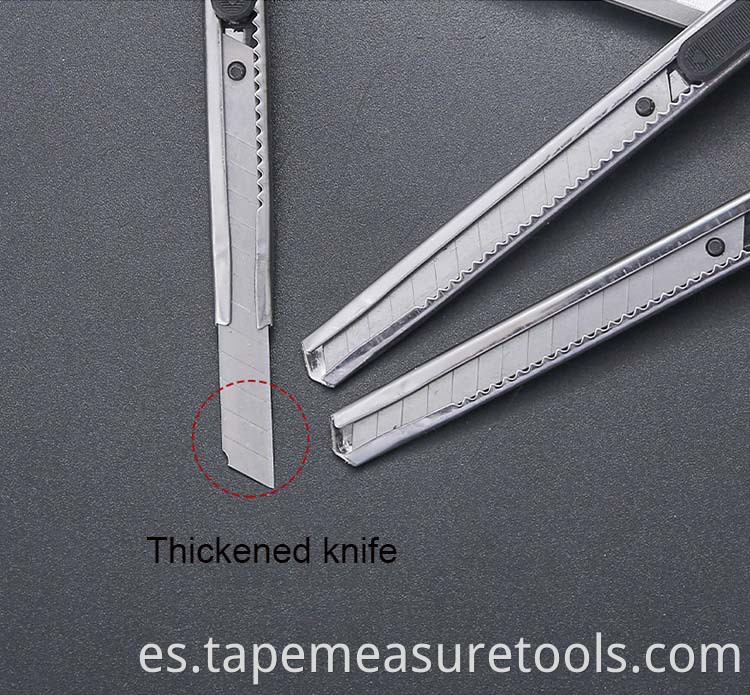 9m m cuchillo para uso general retractable auto de la herramienta del cuchillo de 30 grados